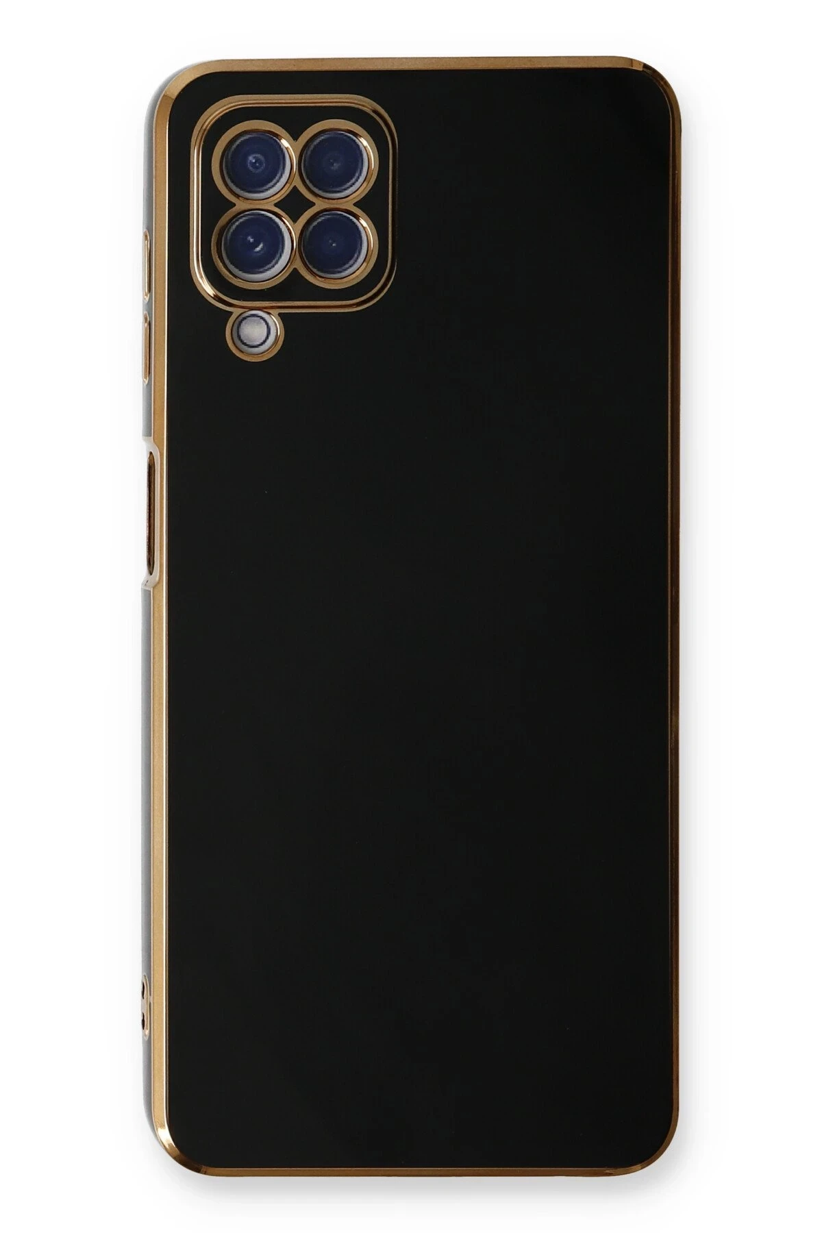Newface Samsung Galaxy A22 Kılıf Volet Silikon - Siyah