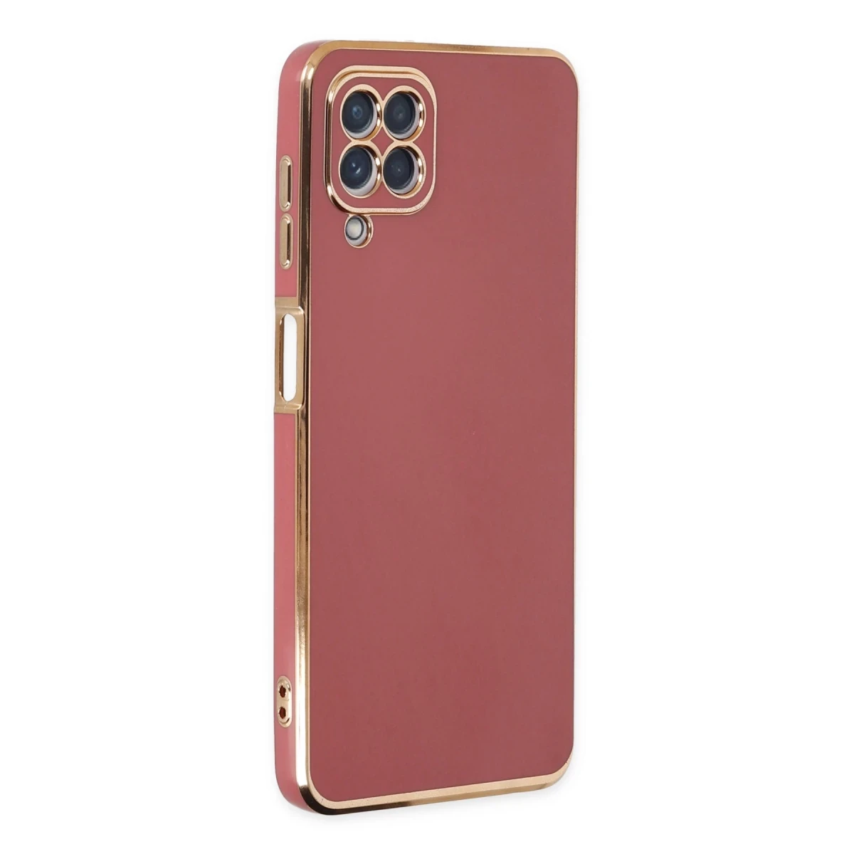 Newface Samsung Galaxy A22 Kılıf Volet Silikon - Kırmızı