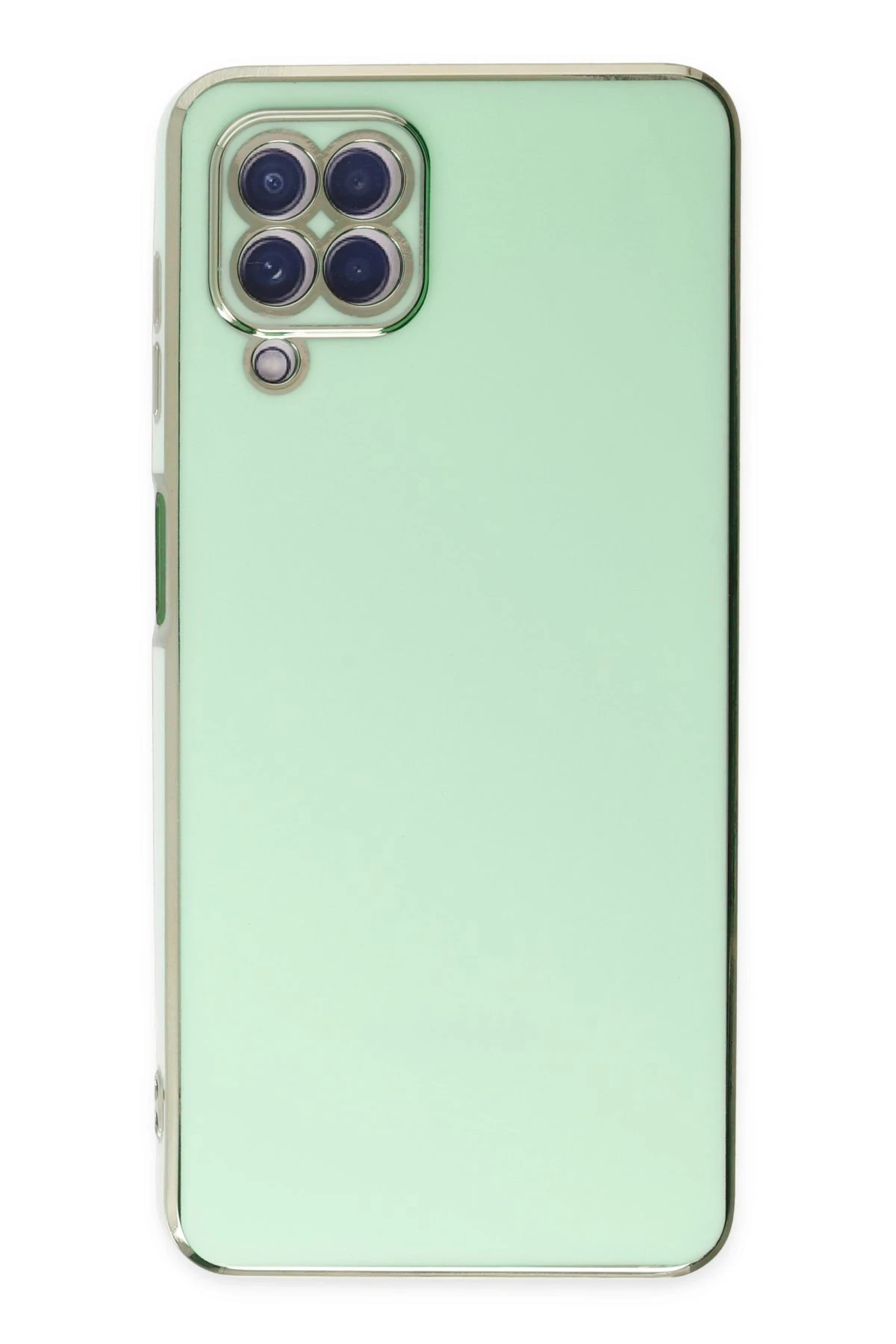 Newface Samsung Galaxy A22 Kılıf Volet Silikon - Açık Yeşil