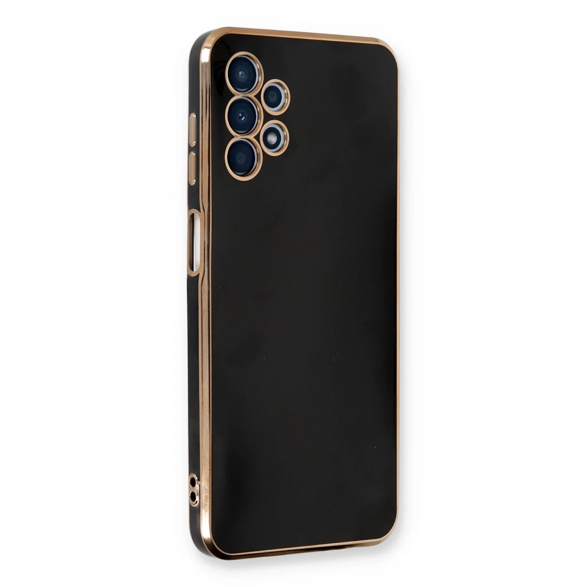 Newface Samsung Galaxy A13 4G Kılıf Volet Silikon - Siyah