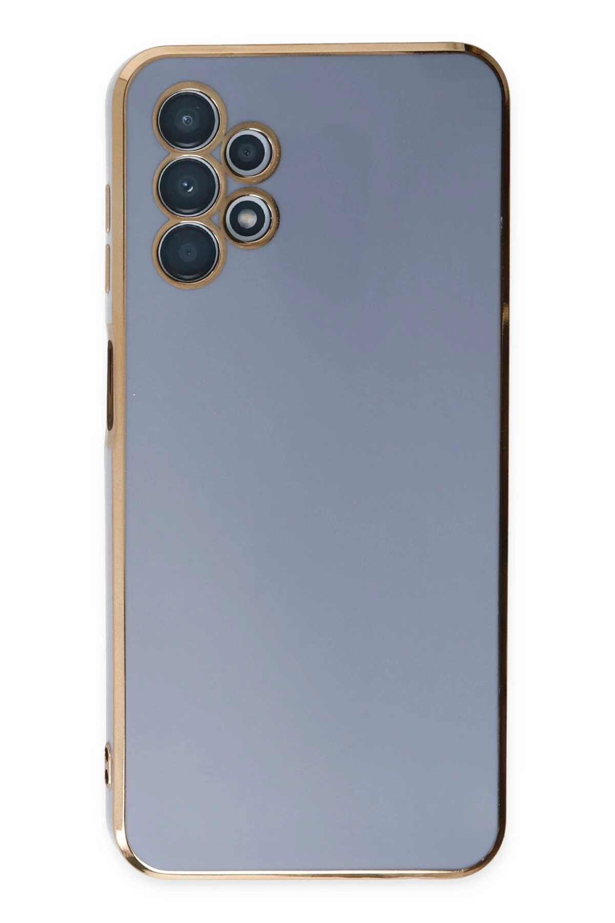 Newface Samsung Galaxy A13 4G Kılıf Volet Silikon - Mavi