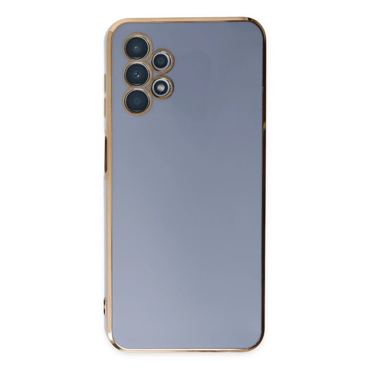 Newface Samsung Galaxy A13 4G Kılıf Volet Silikon - Mavi