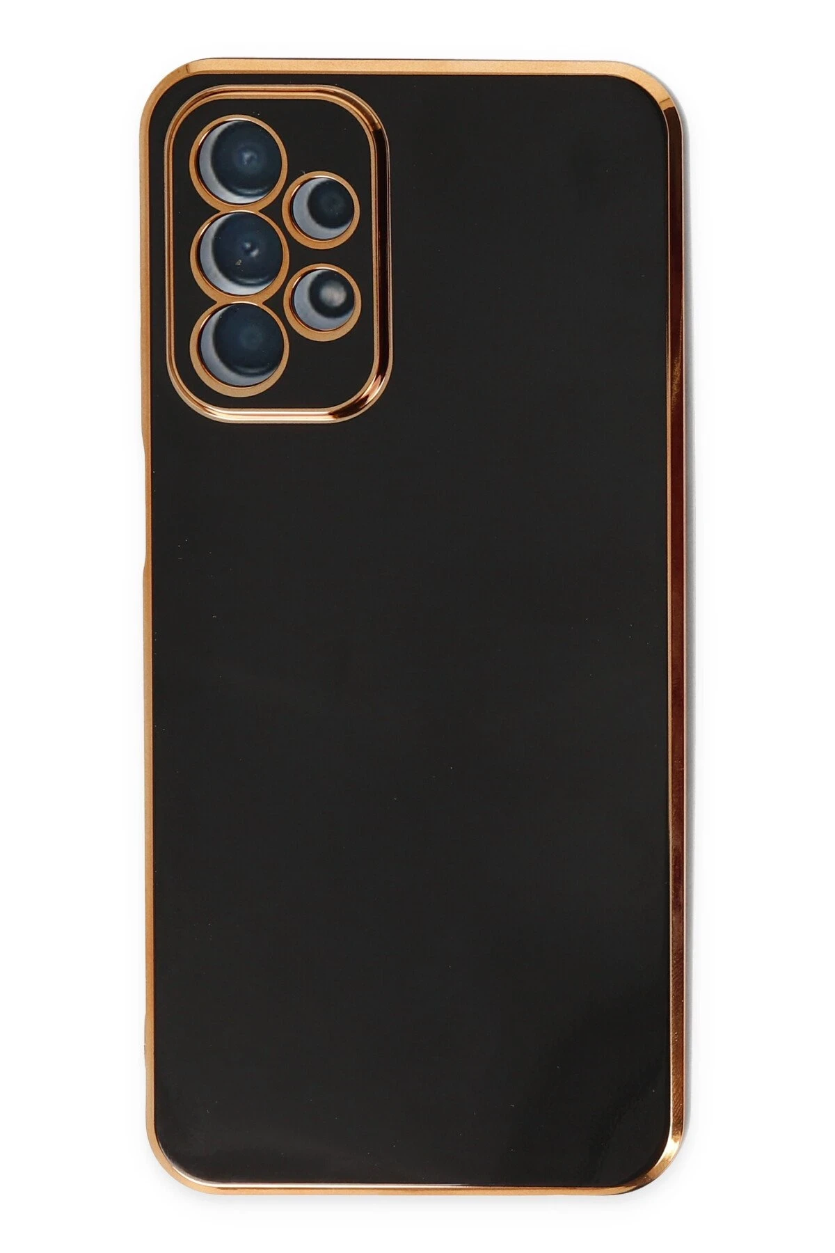Newface Samsung Galaxy A23 4G Kılıf Volet Silikon - Siyah