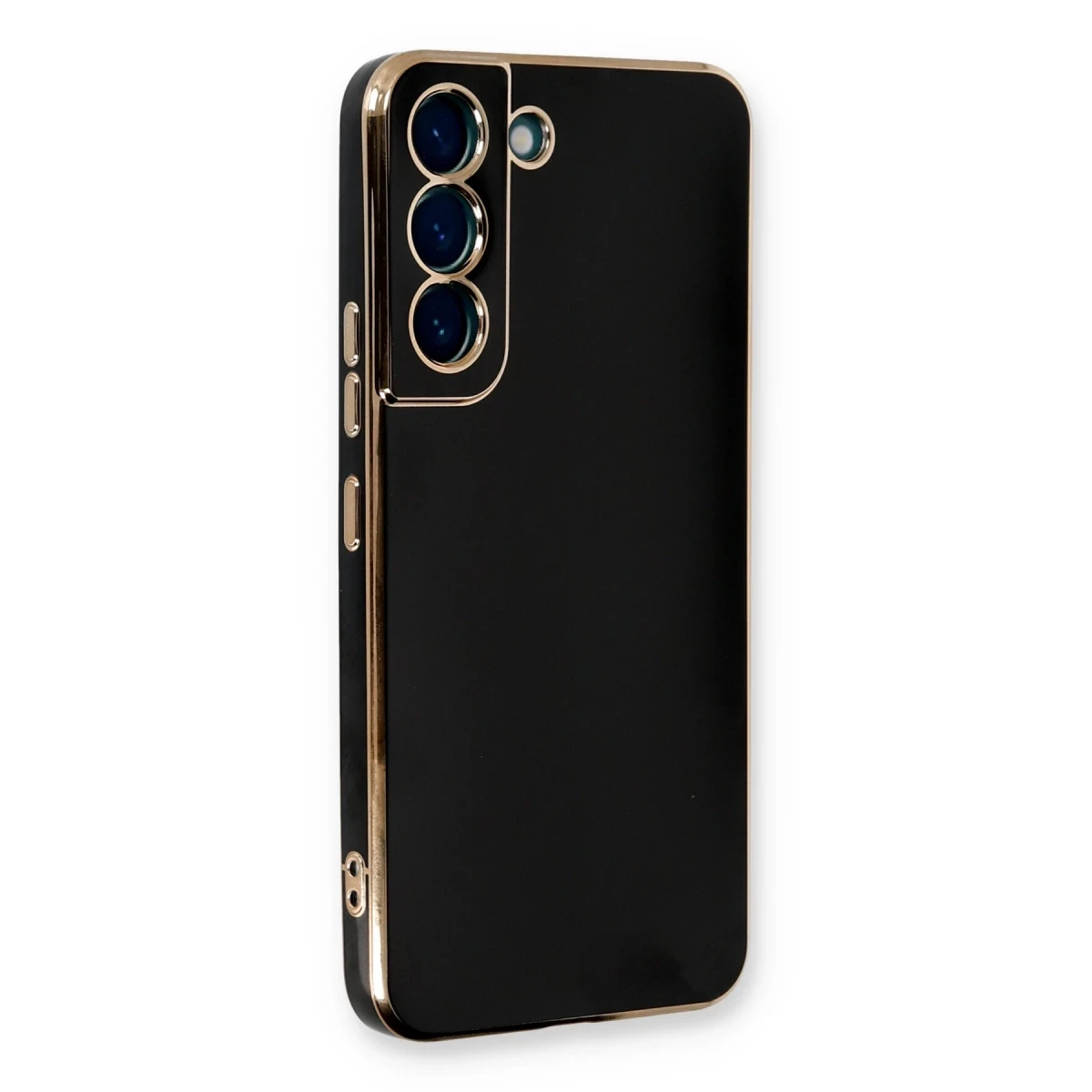Newface Samsung Galaxy S21 FE Kılıf Volet Silikon - Siyah