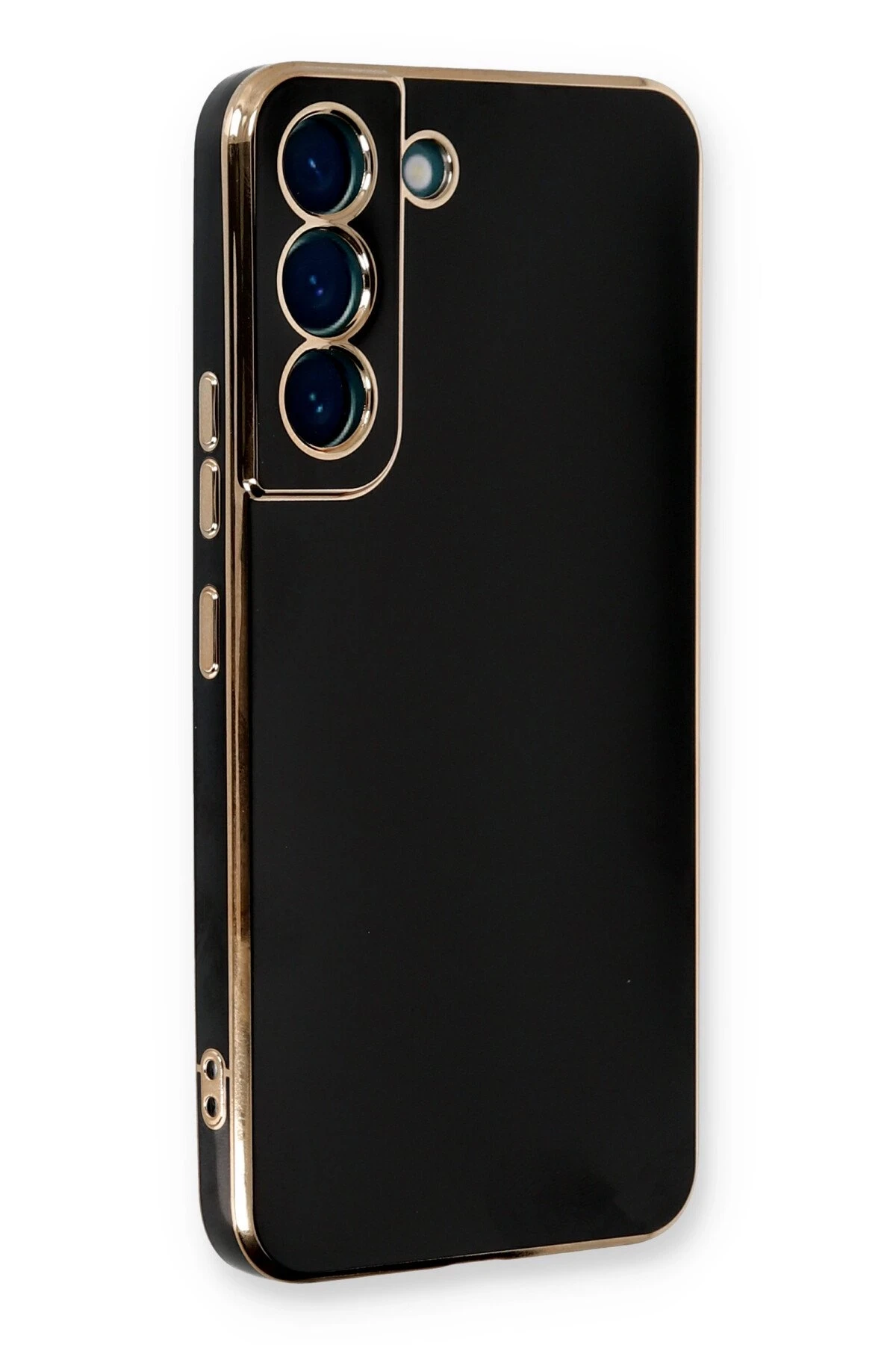 Newface Samsung Galaxy S22 Plus Kılıf Volet Silikon - Siyah