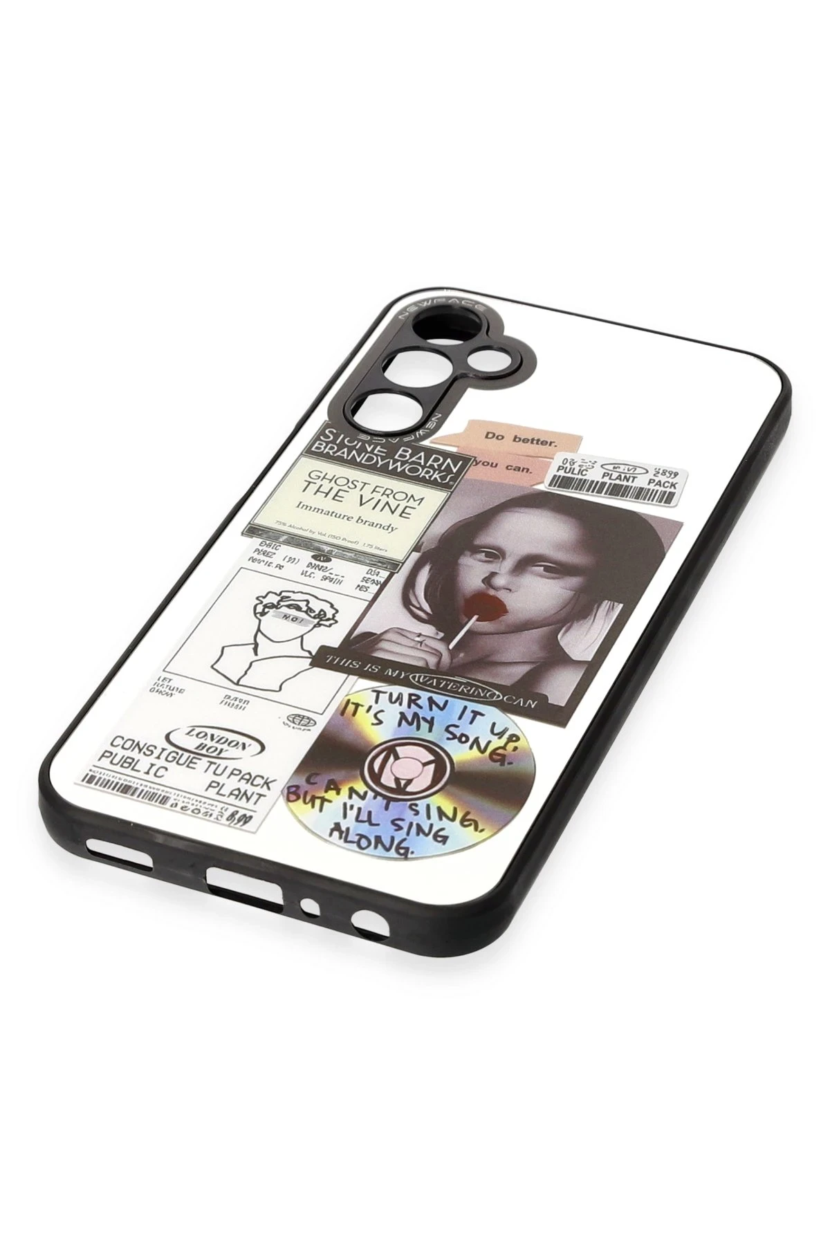 Newface Samsung Galaxy A04S Kılıf Mirror Desenli Kapak - Mirror - 2