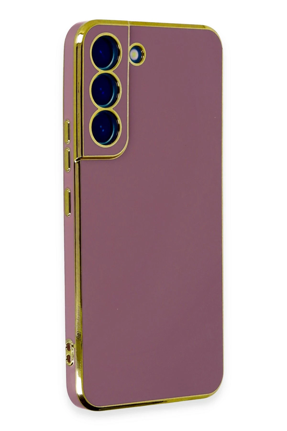 Newface Samsung Galaxy S22 Plus Kılıf Volet Silikon - Kırmızı