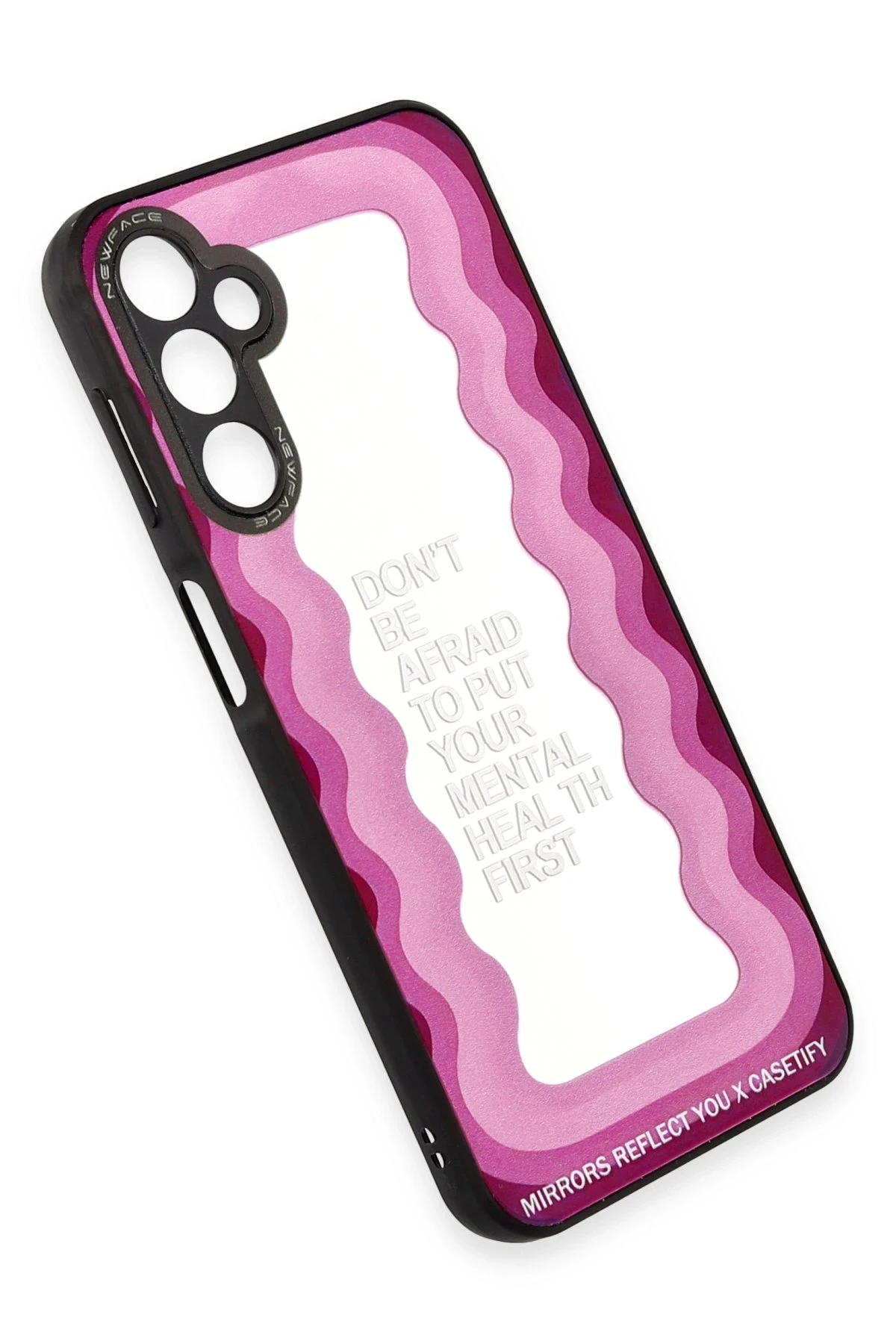 Newface Samsung Galaxy A04S Kılıf Mirror Desenli Kapak - Mirror - 11