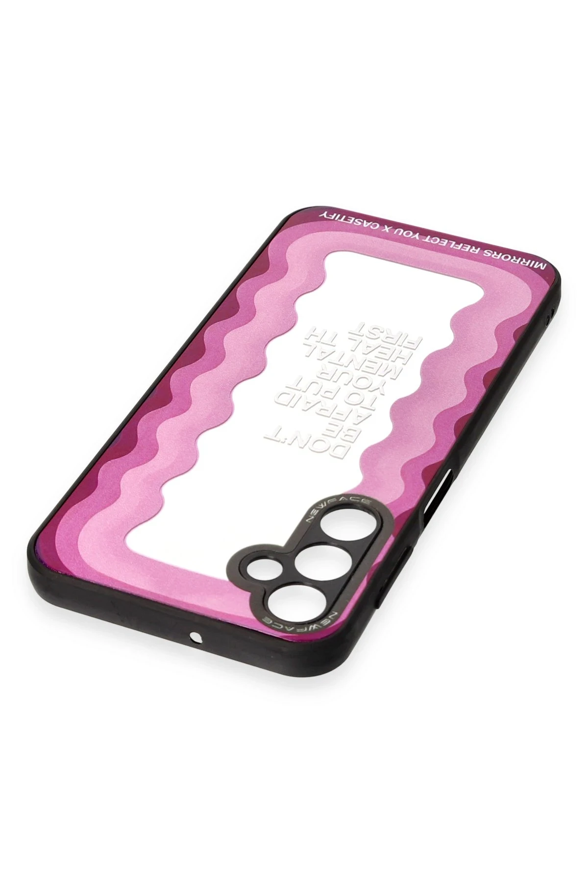 Newface Samsung Galaxy A04S Kılıf Mirror Desenli Kapak - Mirror - 11