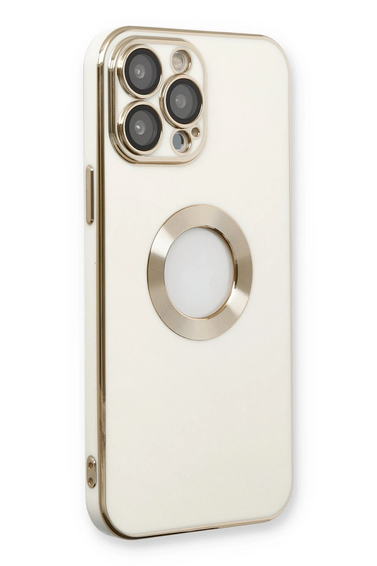 Newface iPhone 13 Pro Kılıf Store Silikon - Beyaz