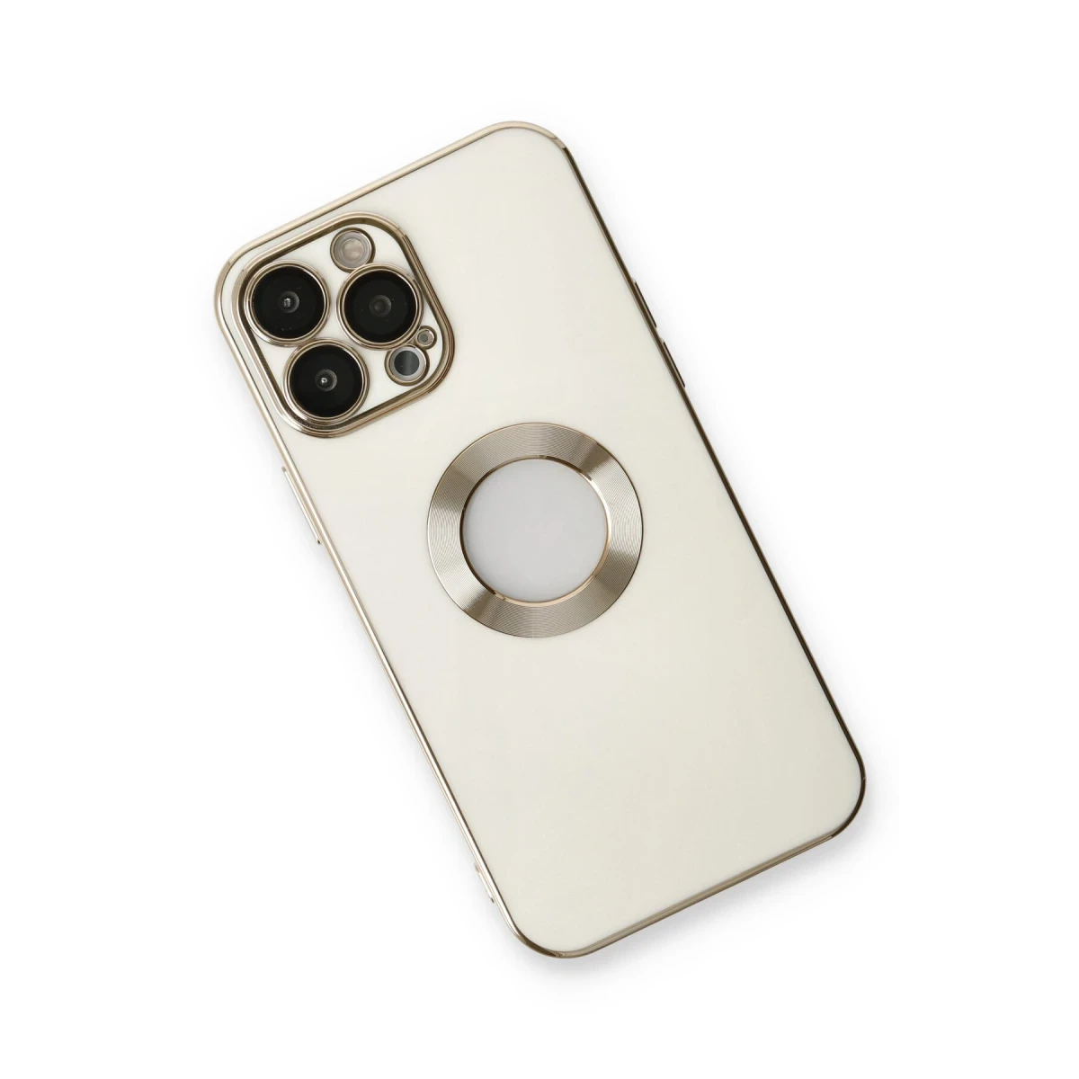 Newface Apple iPhone 13 Pro Kılıf Store Silikon - Beyaz
