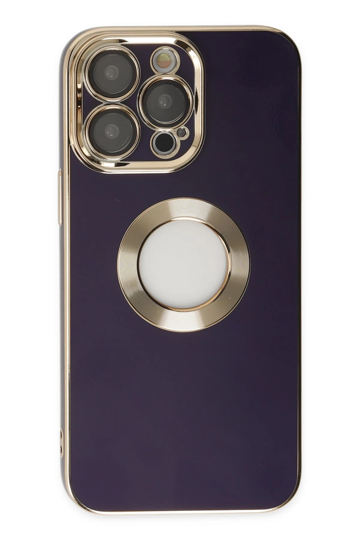 Newface iPhone 13 Pro Kılıf Store Silikon - Derin Mor