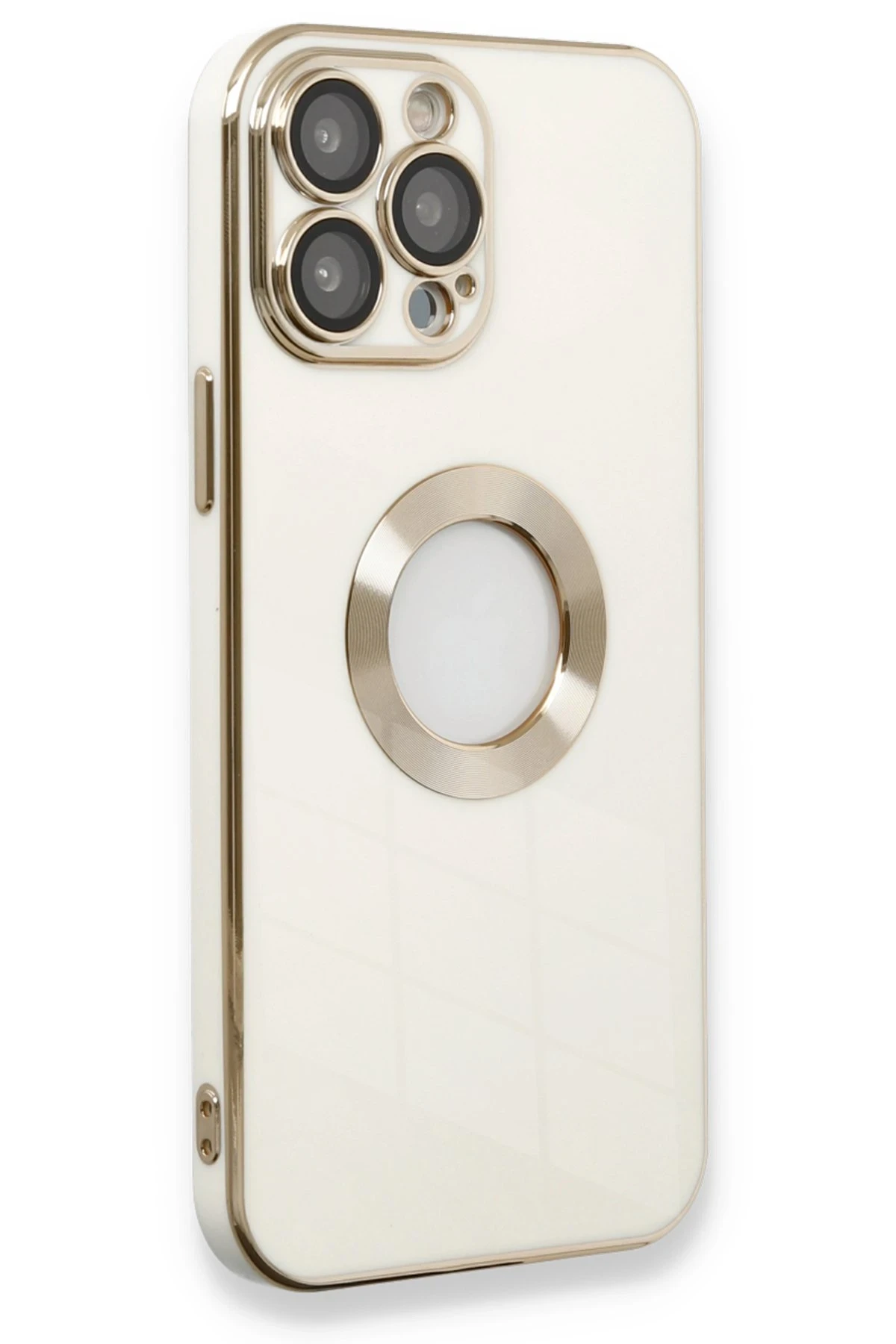 Newface iPhone 13 Pro Max Kılıf Store Silikon - Beyaz