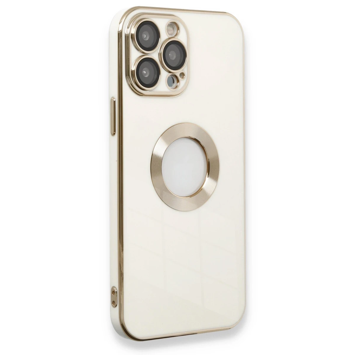 Newface Apple iPhone 13 Pro Max Kılıf Store Silikon - Beyaz