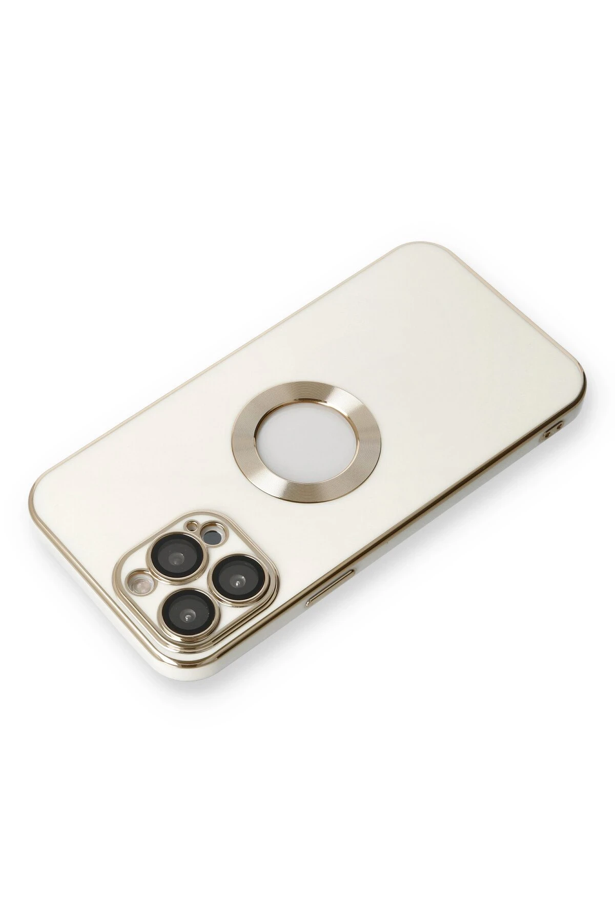 Newface iPhone 13 Pro Max Kılıf Store Silikon - Beyaz