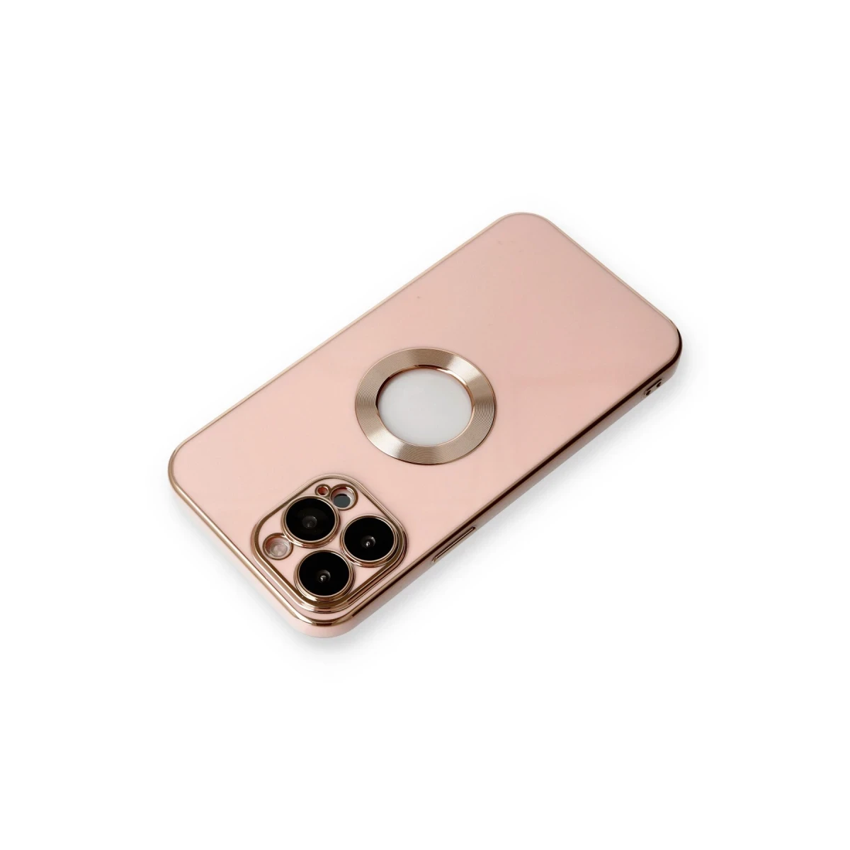 Newface Apple iPhone 13 Pro Max Kılıf Store Silikon - Pembe