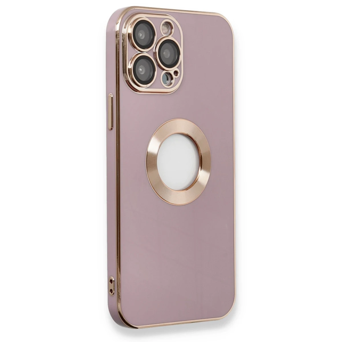 Newface Apple iPhone 13 Pro Max Kılıf Store Silikon - Mor