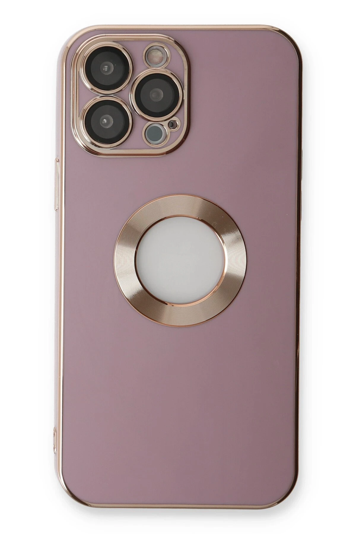 Newface iPhone 13 Pro Max Kılıf Store Silikon - Mor