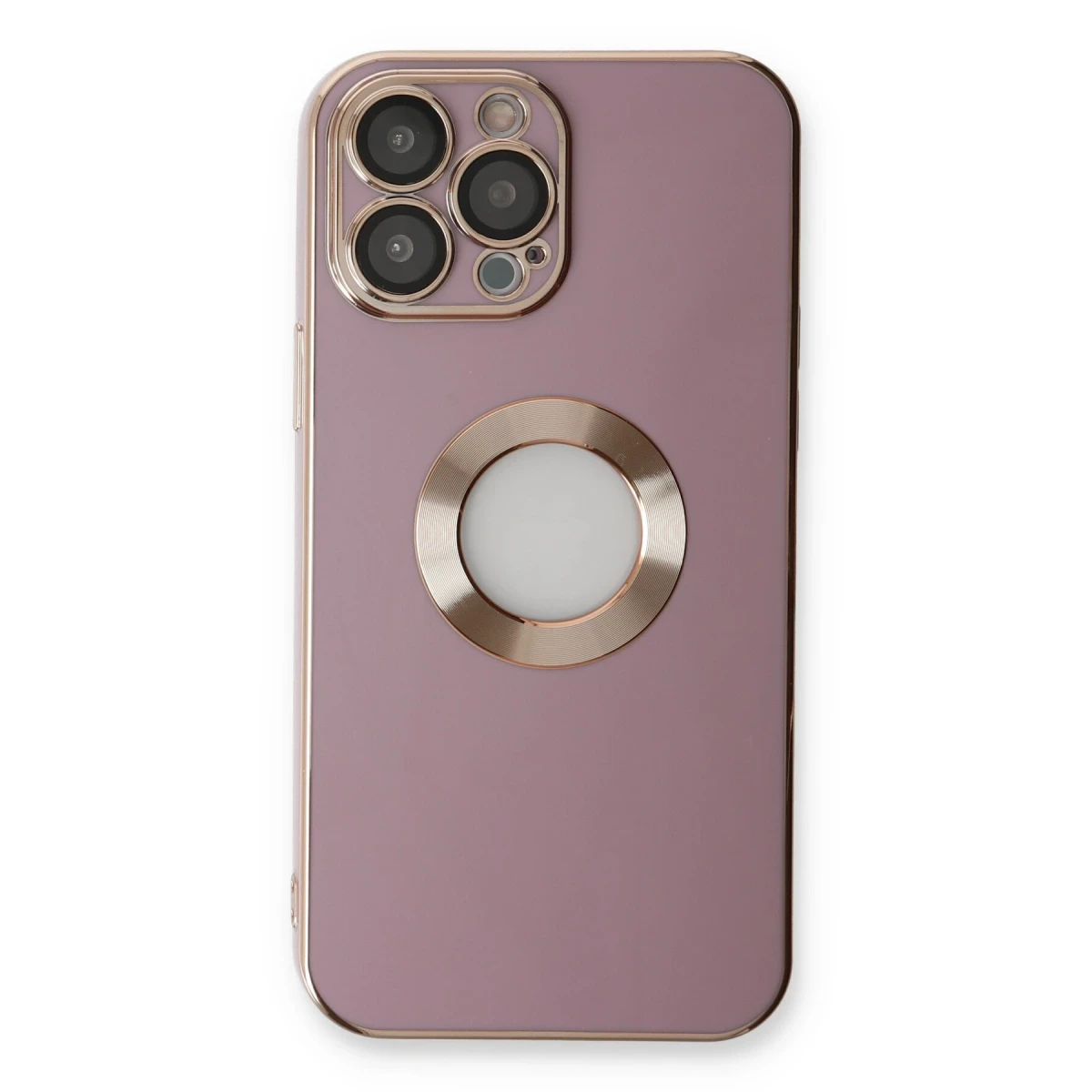 Newface Apple iPhone 13 Pro Max Kılıf Store Silikon - Mor