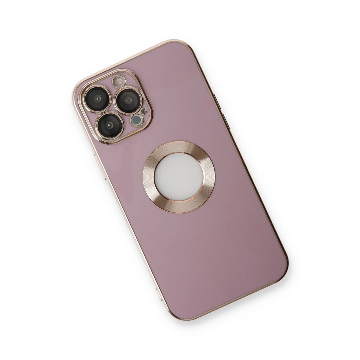 Newface Apple iPhone 13 Pro Max Kılıf Store Silikon - Mor