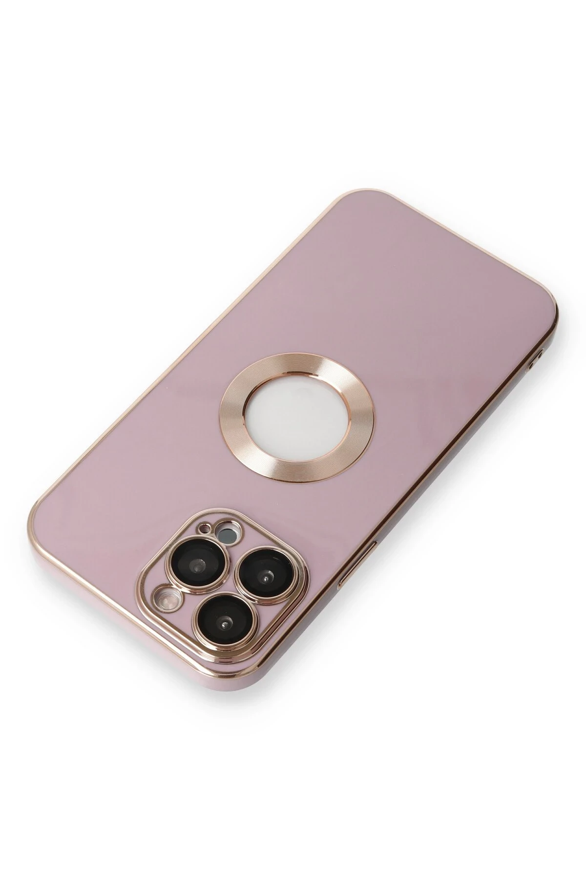 Newface iPhone 13 Pro Max Kılıf Store Silikon - Mor