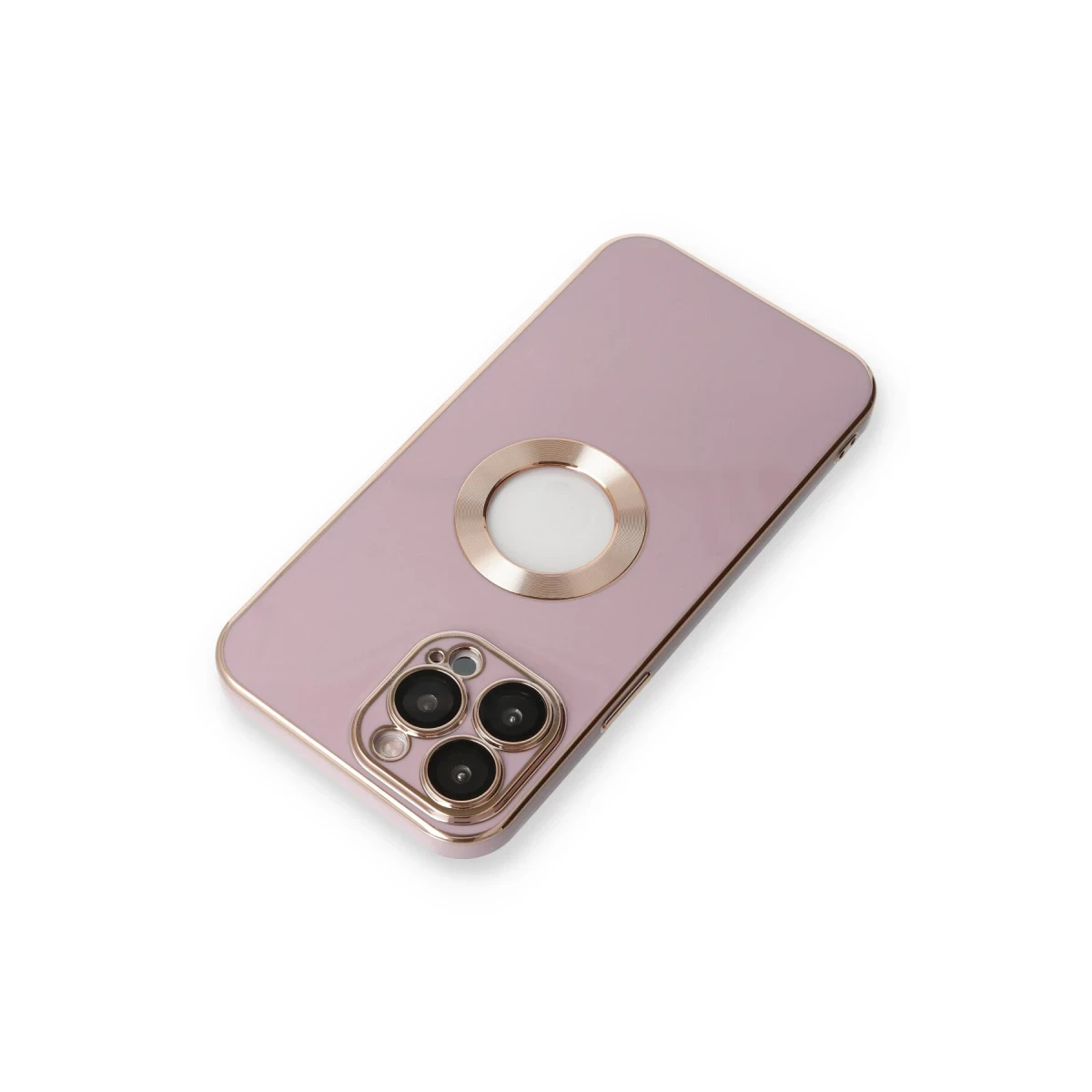 Newface Apple iPhone 13 Pro Max Kılıf Store Silikon - Mor