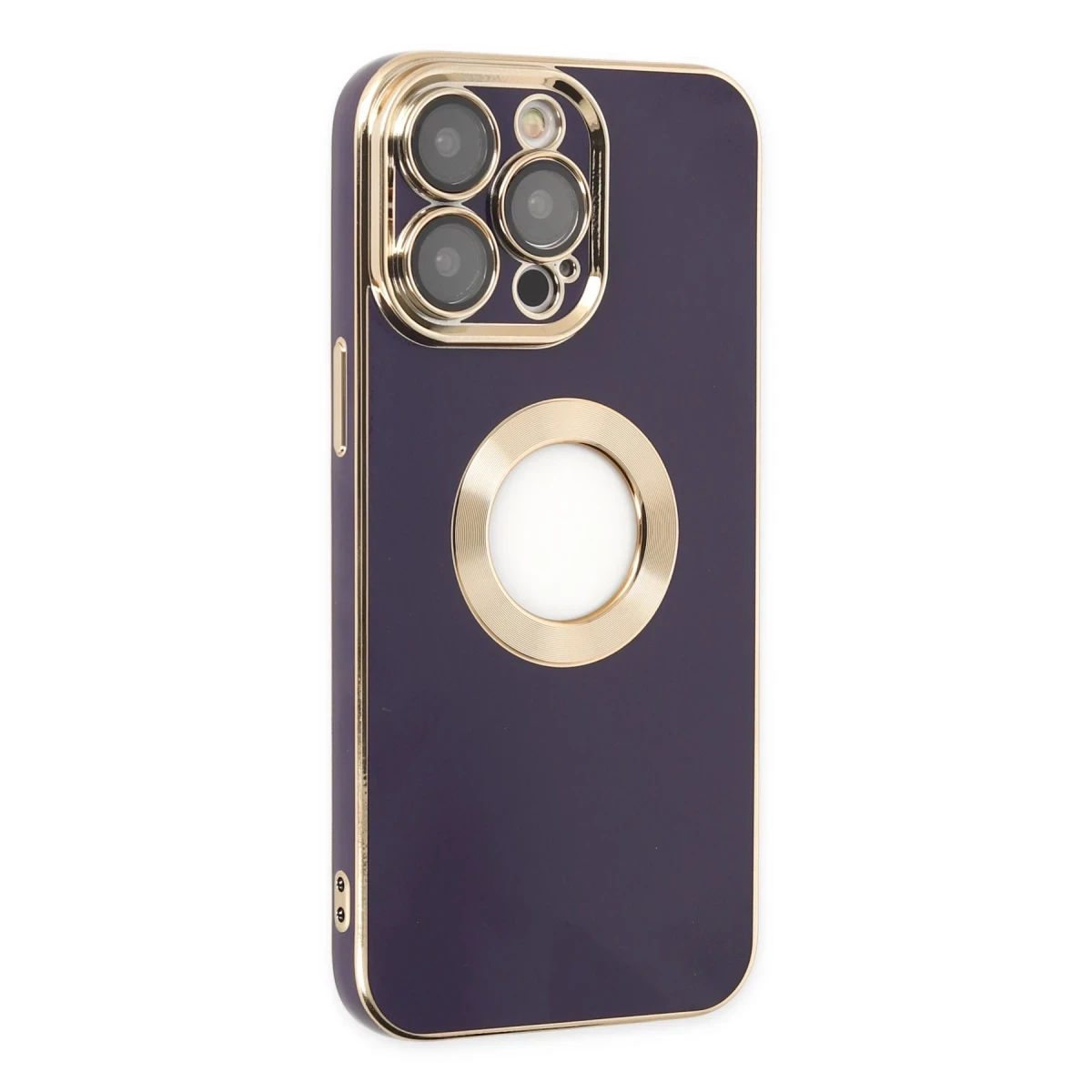 Newface Apple iPhone 13 Pro Max Kılıf Store Silikon - Derin Mor