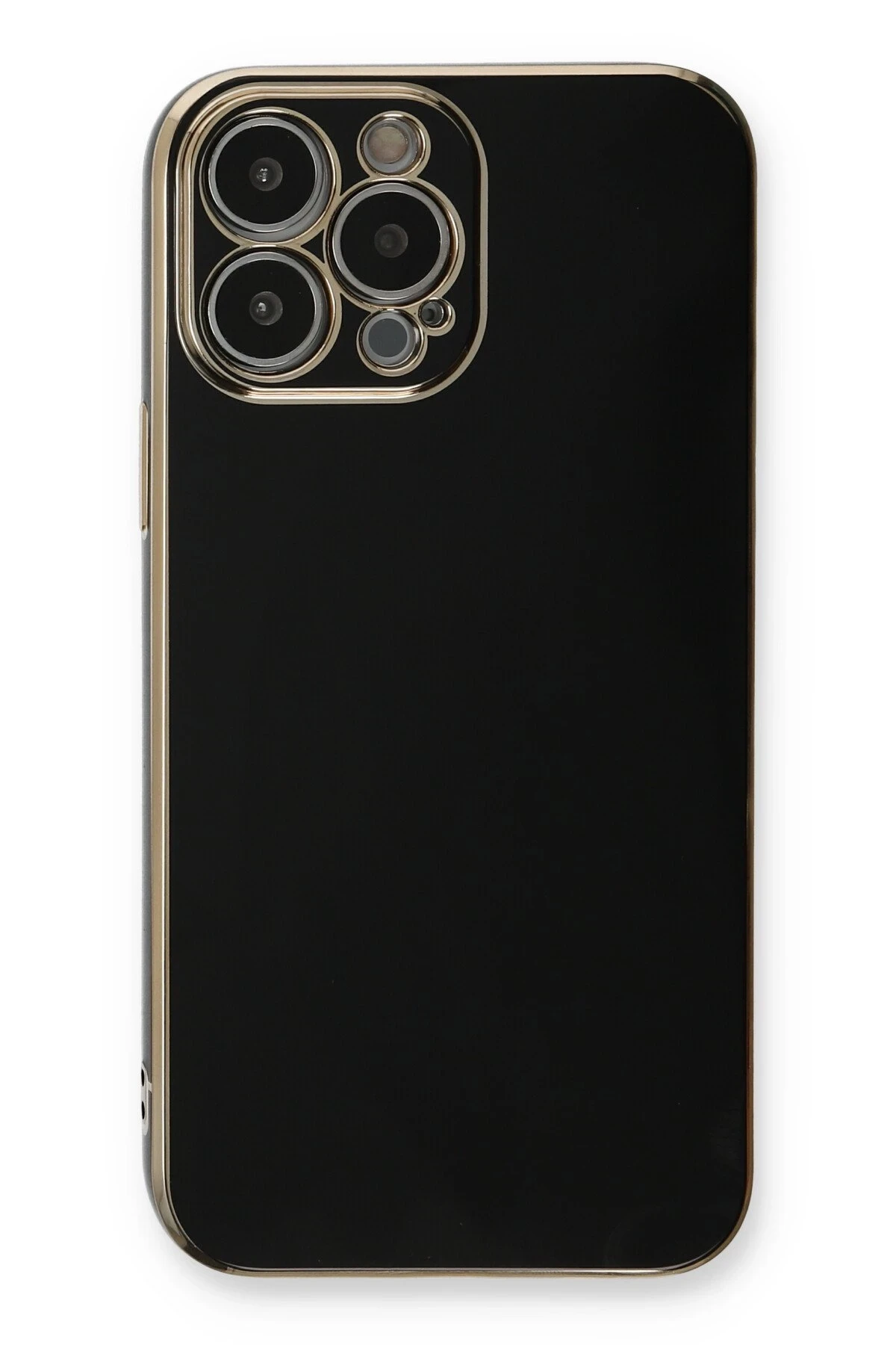 Newface iPhone 13 Pro Max Kılıf Volet Silikon - Siyah