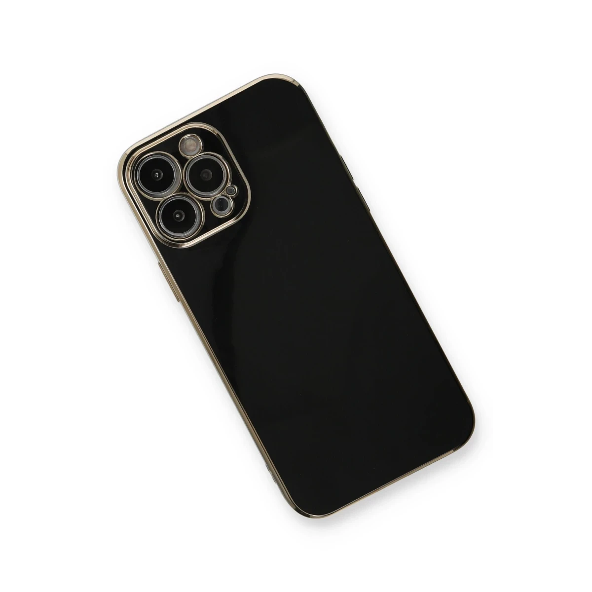 Newface Apple iPhone 13 Pro Max Kılıf Volet Silikon - Siyah