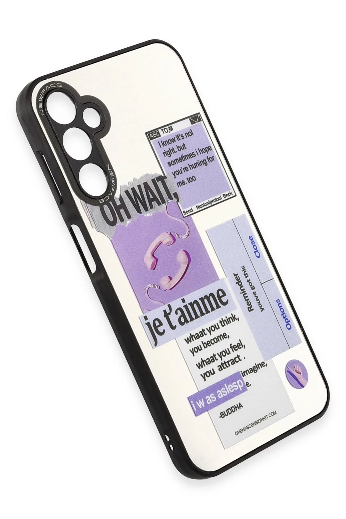 Newface Samsung Galaxy A14 4G Kılıf Mirror Desenli Kapak - Mirror - 4