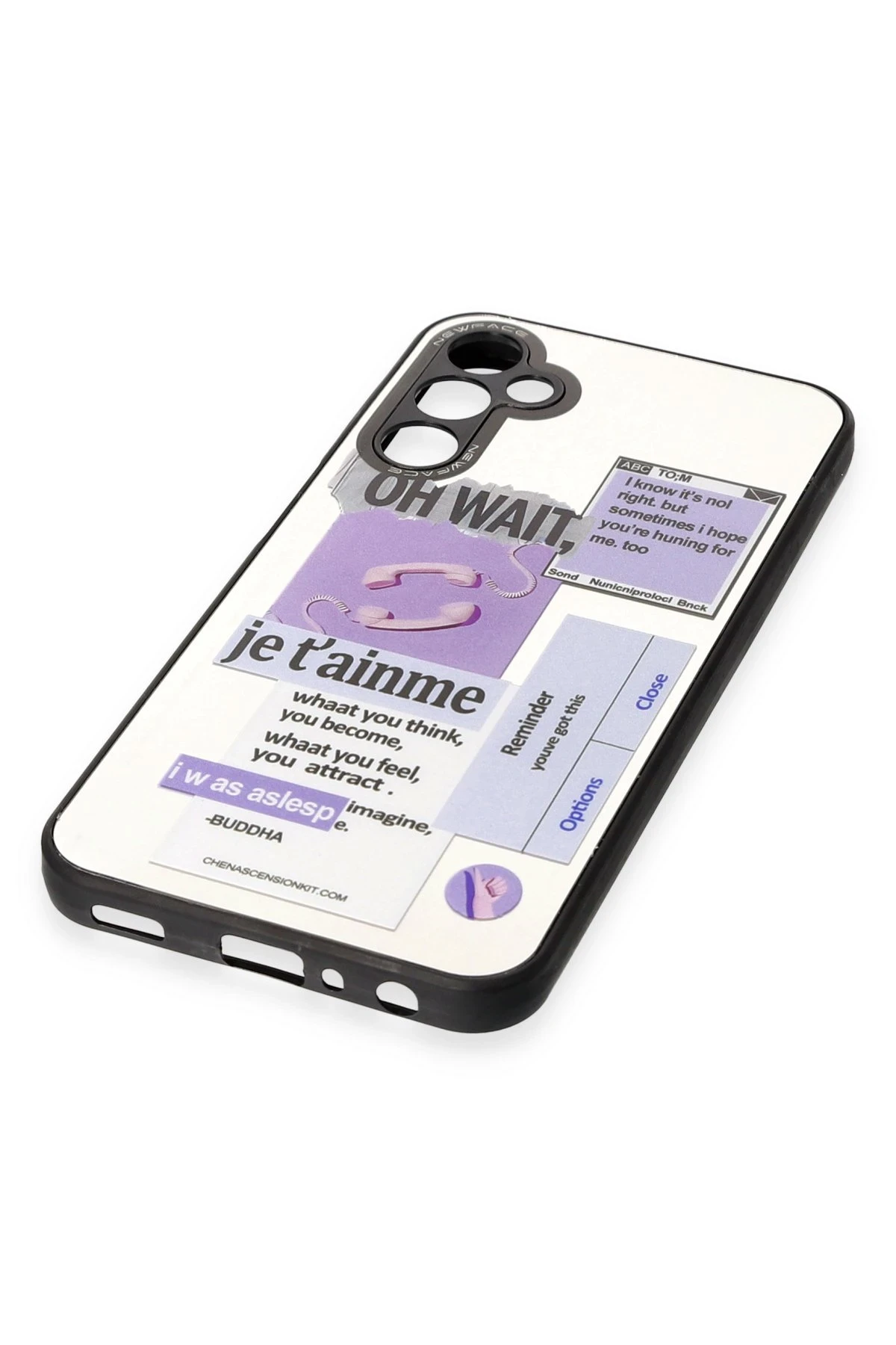 Newface Samsung Galaxy A14 4G Kılıf Mirror Desenli Kapak - Mirror - 4