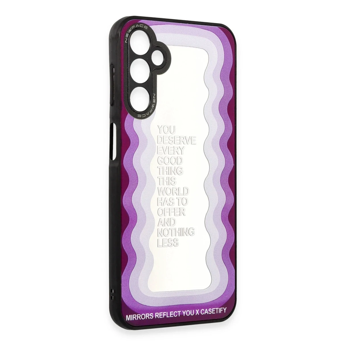 Newface Samsung Galaxy A14 4G Kılıf Mirror Desenli Kapak - Mirror - 5