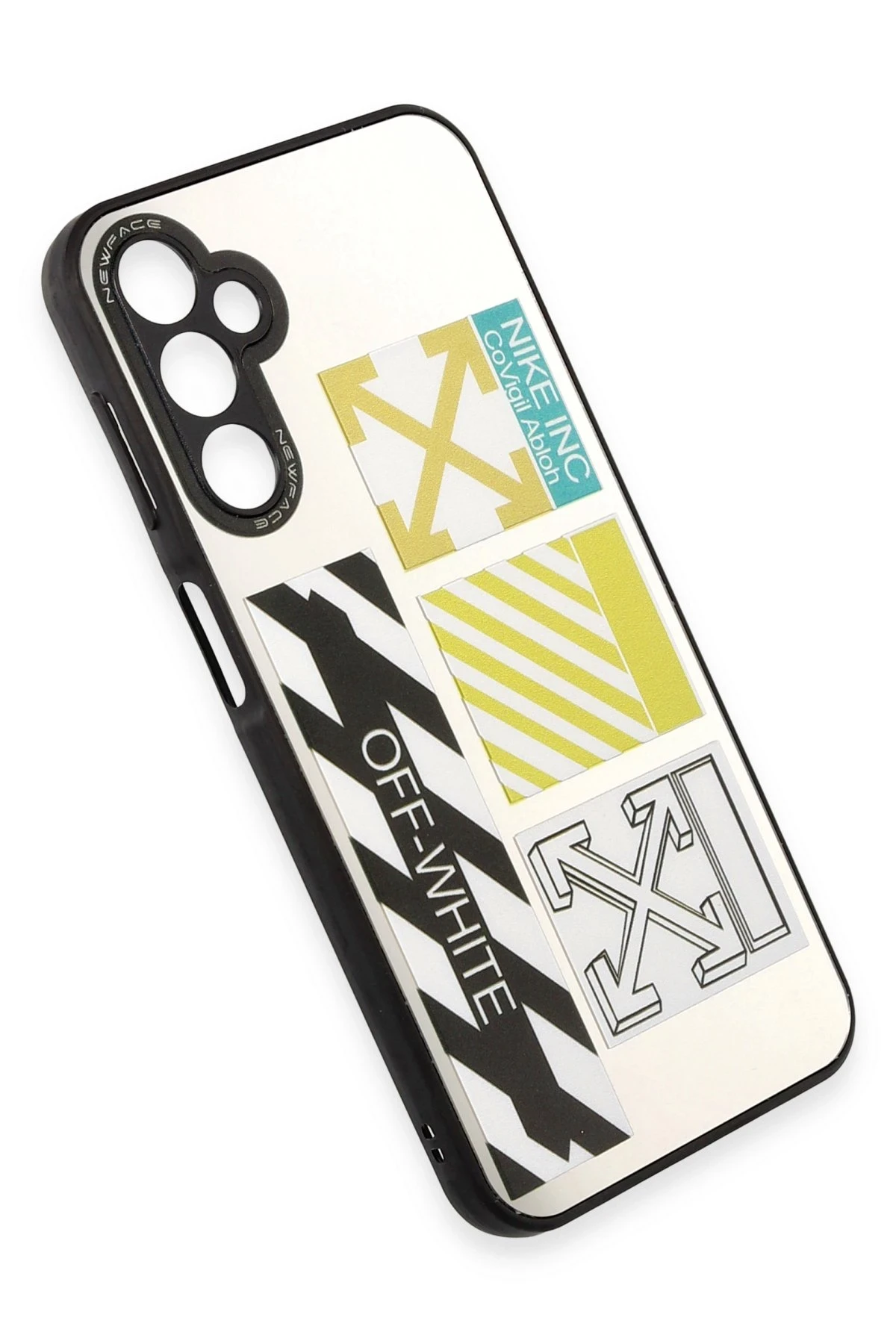 Newface Samsung Galaxy A14 4G Kılıf Mirror Desenli Kapak - Mirror - 6