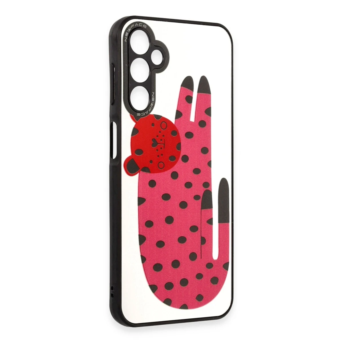 Newface Samsung Galaxy A14 4G Kılıf Mirror Desenli Kapak - Mirror - 12