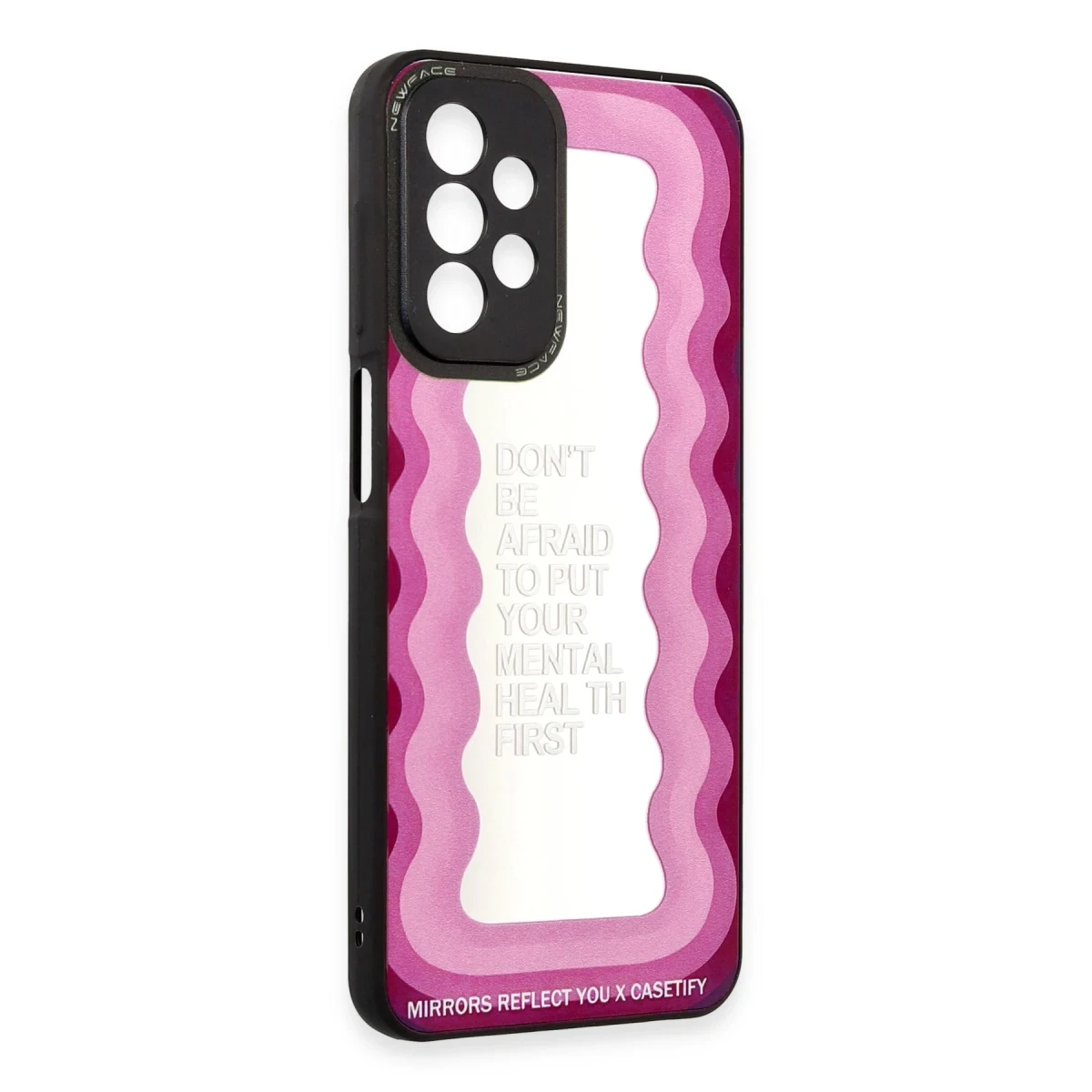 Newface Samsung Galaxy A23 4G Kılıf Mirror Desenli Kapak - Mirror - 11
