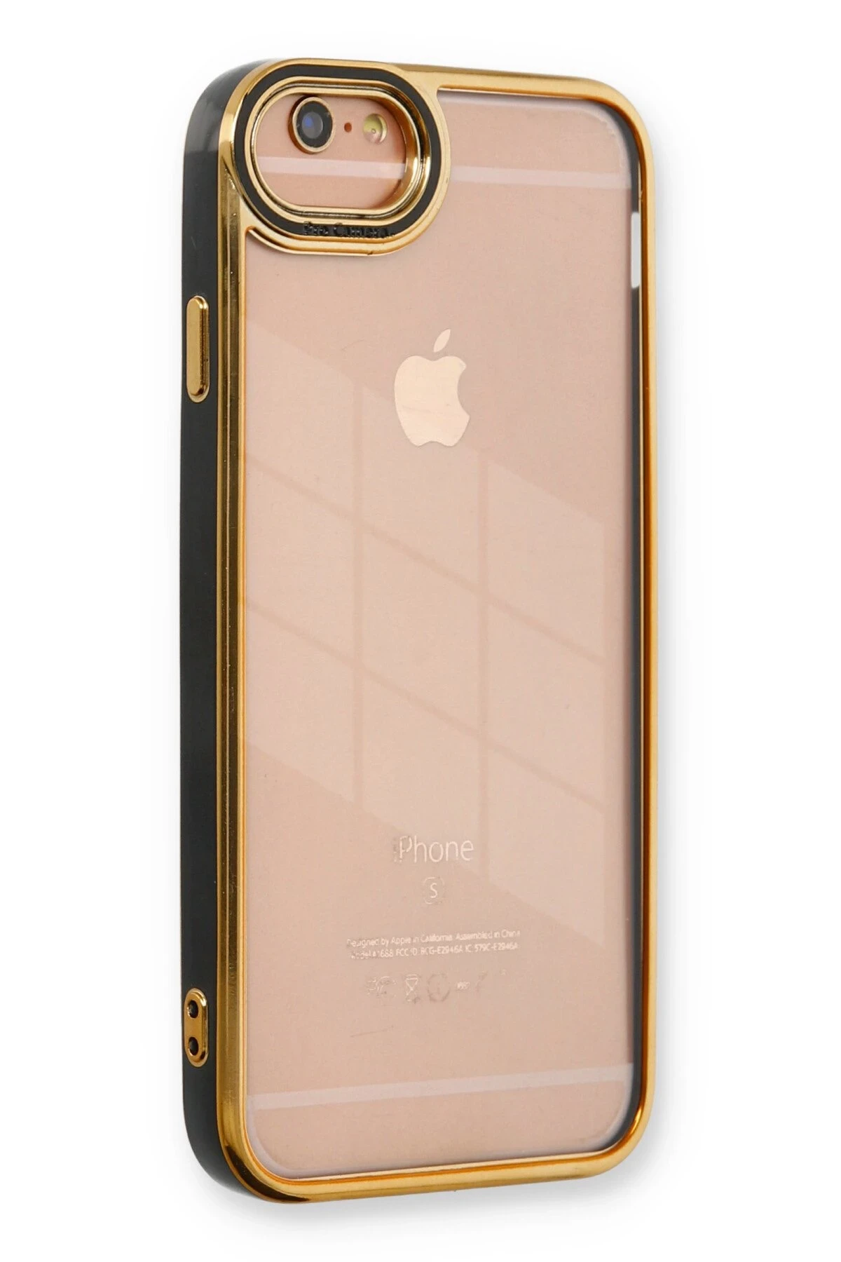 Newface Apple iPhone 6 Kılıf Liva Lens Silikon - Siyah