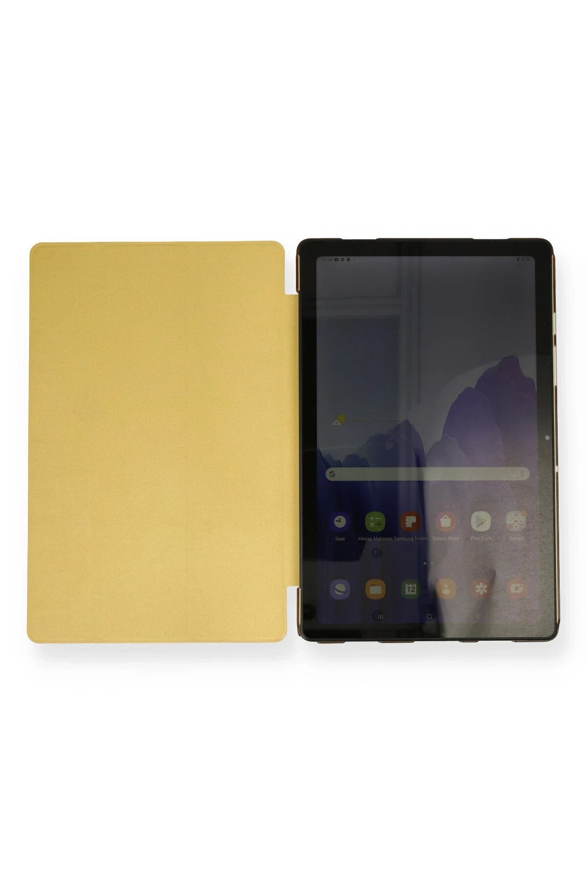 Newface Samsung Galaxy X200 Tab A8 10.5 Kılıf Tablet Smart Kılıf - Gold