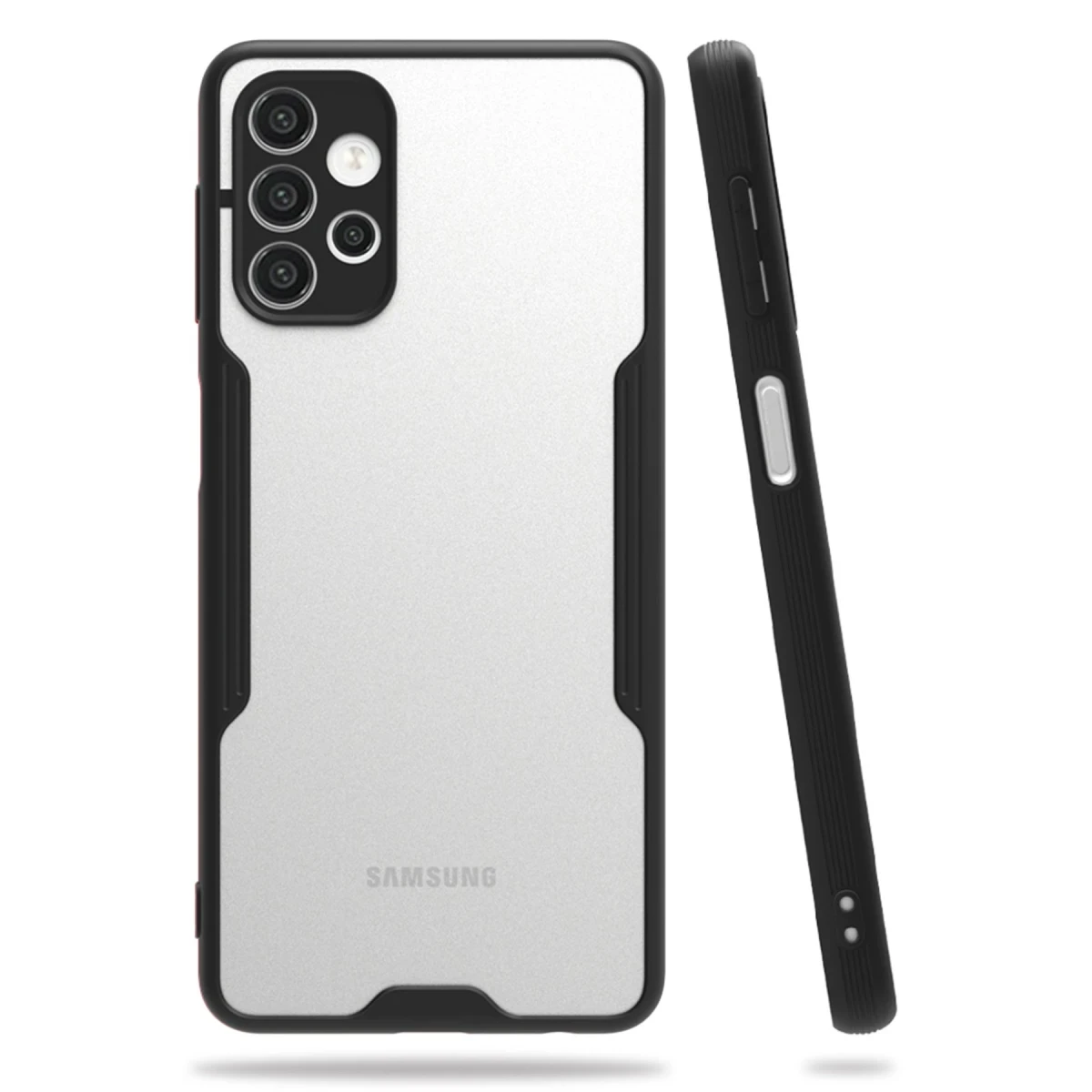 Newface Samsung Galaxy A52 Kılıf Platin Silikon - Siyah — görsel 2