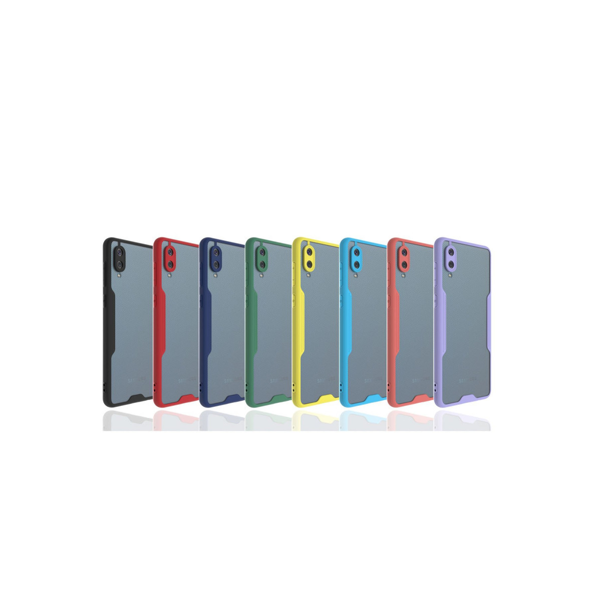 Newface Samsung Galaxy A02 Kılıf Platin Silikon - Siyah — görsel 8