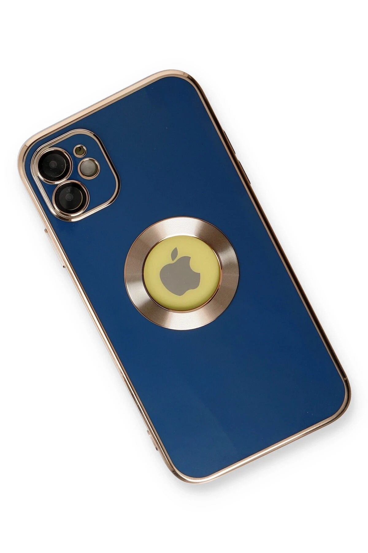 Newface iPhone 12 Kılıf Store Silikon - Mavi