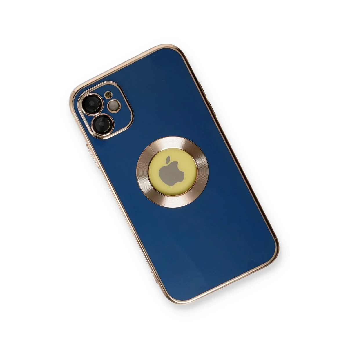 Newface Apple iPhone 12 Kılıf Store Silikon - Mavi