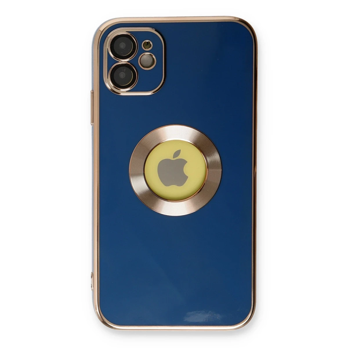 Newface Apple iPhone 12 Kılıf Store Silikon - Mavi