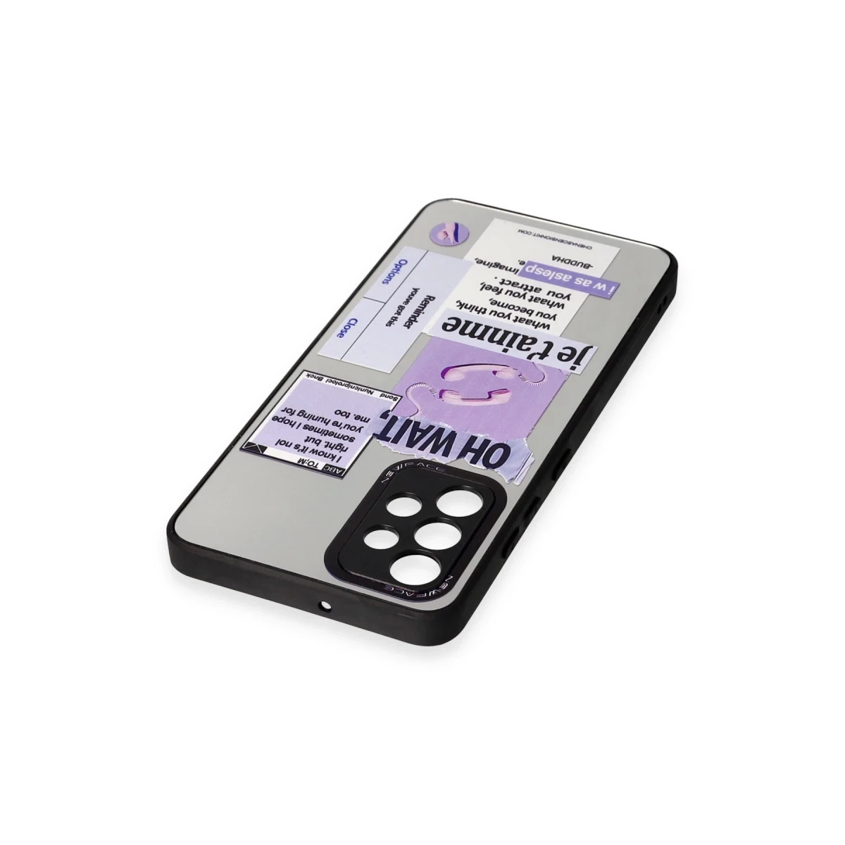 Newface Samsung Galaxy A52 Kılıf Mirror Desenli Kapak - Mirror - 4