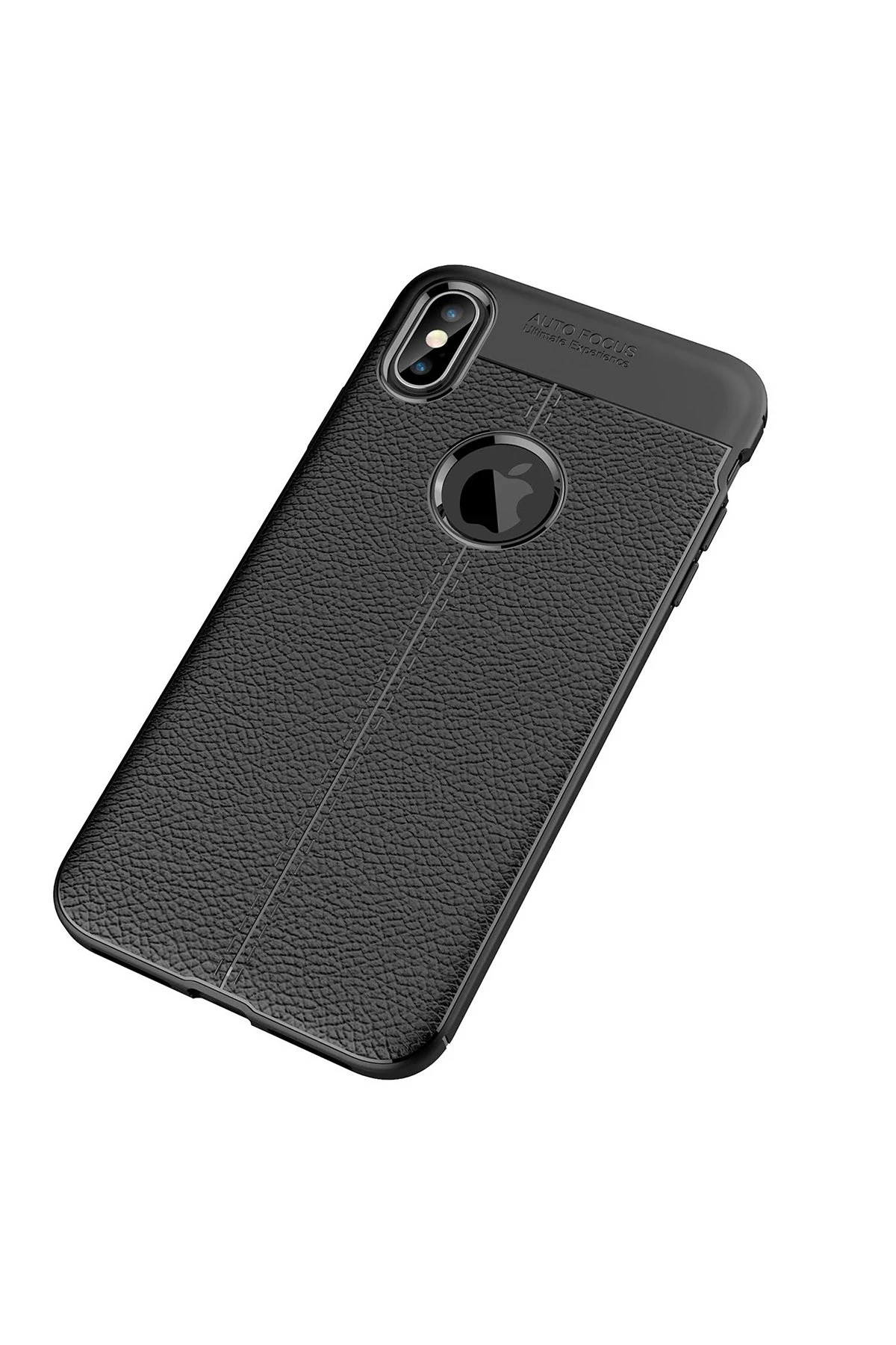 Newface Apple iPhone X Kılıf Auto Focus Kapak - Siyah — görsel 2