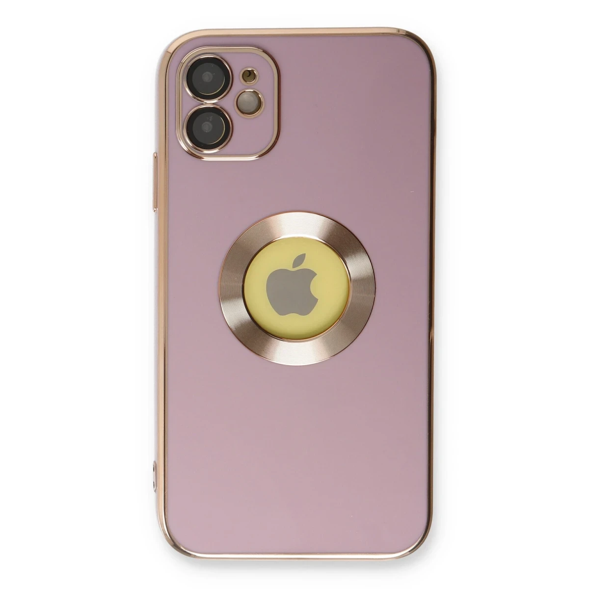 Newface Apple iPhone 12 Kılıf Store Silikon - Mor
