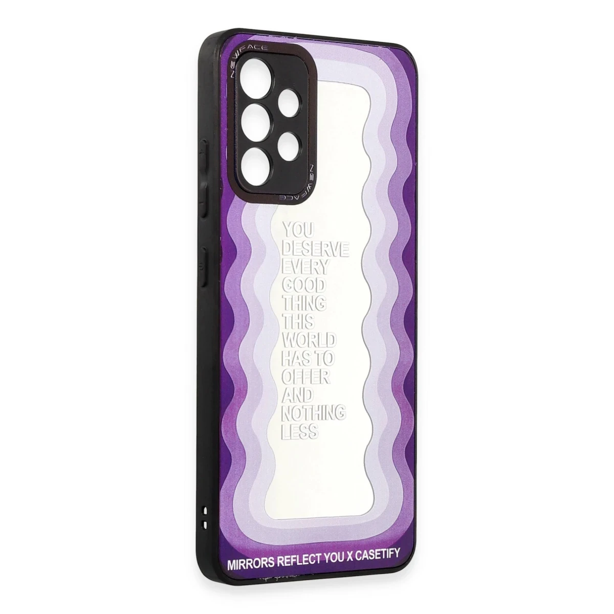 Newface Samsung Galaxy A52 Kılıf Mirror Desenli Kapak - Mirror - 5