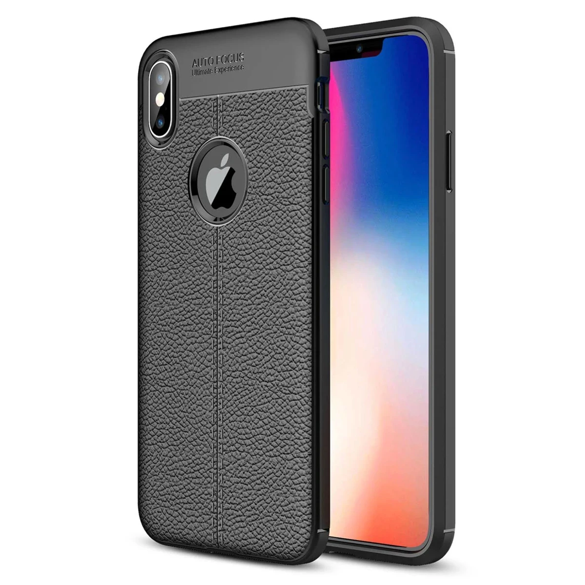Newface Apple iPhone XS Max Kılıf Auto Focus Kapak - Siyah — görsel 3