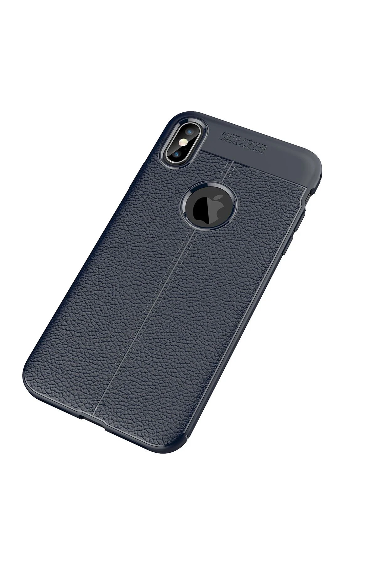 Newface iPhone XS Max Kılıf Auto Focus Kapak - Lacivert