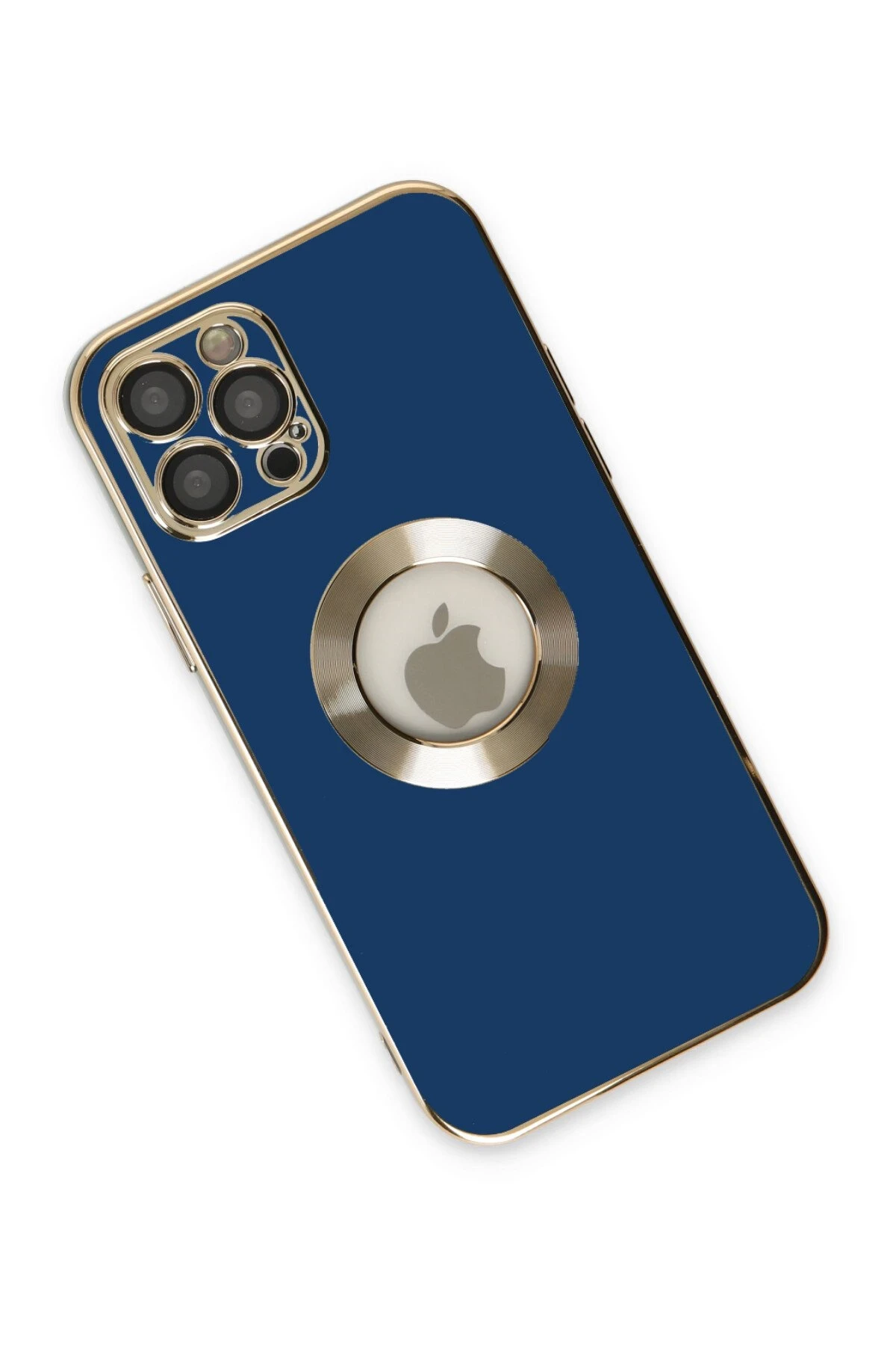 Newface iPhone 12 Pro Kılıf Store Silikon - Mavi