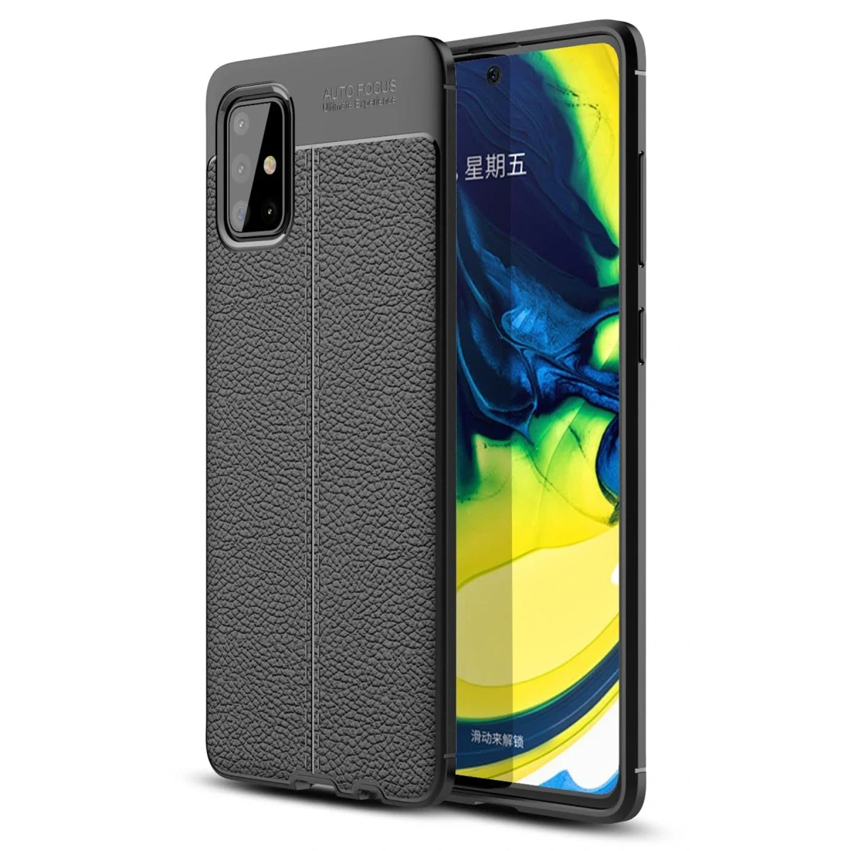Newface Samsung Galaxy A71 Kılıf Auto Focus Kapak - Siyah — görsel 3
